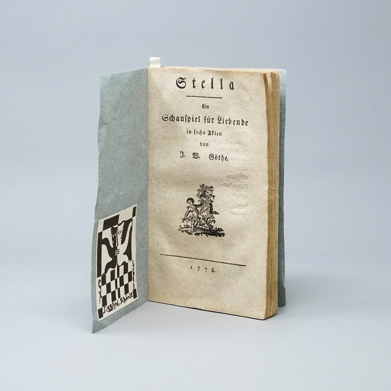 Lot 1576, Auction  125, Goethe, Johann Wolfgang von - unfirmierter         , Stella. O. O. u. Dr. 1776