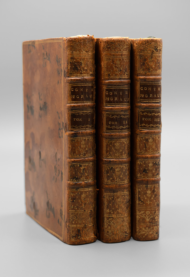 Lot 1665, Auction  125, Marmontel, Jean-François, Contes Moraux. Paris, M. Libraire, 1765. - Erster Druck der ersten illustrierten Ausgabe
