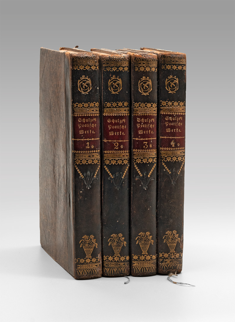Lot 1716, Auction  125, Schulze, Ernst, Sämmtliche poetische Werke. Leipzig, F. A. Brockhaus, 1822. - Titelauflage der ersten Gesamtausgabe