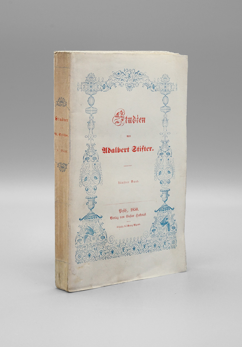 Lot 1729, Auction  125, Stifter, Adalbert, Studien. Pest, G. Heckenast und Leipzig, G. Weigand, 1844-1850. - Erste Ausgabe