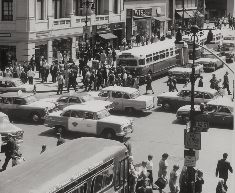 Lot 4135, Auction  125, Friedmann, Georges, Intersection of 42nd Street and 5th Ave., New York