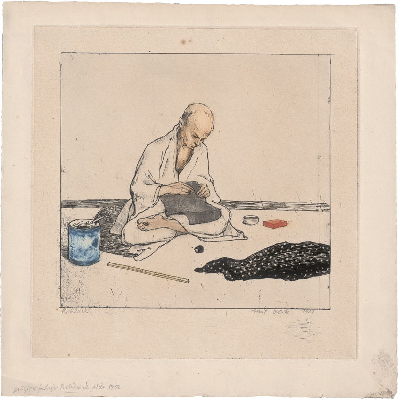 Lot 6599, Auction  125, Orlik, Emil, Ein Schneider (Japanischer Schneider)