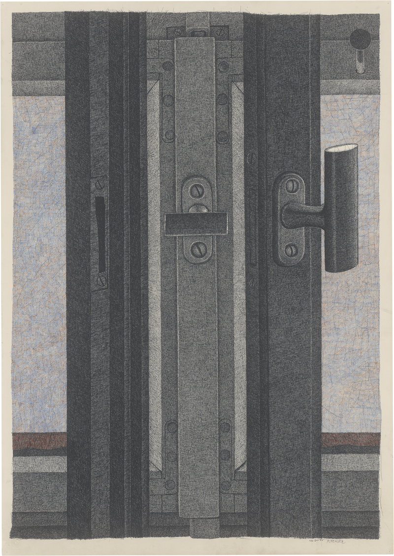 Lot 8334, Auction  125, Klemke, Peter, Geöffnetes Innenfenster Kurmärkische Str. 13, Berlin