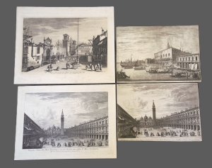 Los 164 - Venedig - 8 Ansichten. Kupferstiche und Radierungen. - 1 - thumb