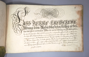 Los 1240 - Geißler, Johann Friedrich Wilhelm - Anleitung zu dem Dreßdner Cantzley-Ductu. Dresden um 1750 - 6 - thumb