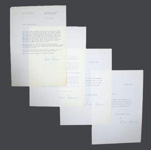 Los 2503 - Bamm, Peter - 4 Briefe an den Buchhändler Seifert.1954-1956 - 0 - thumb