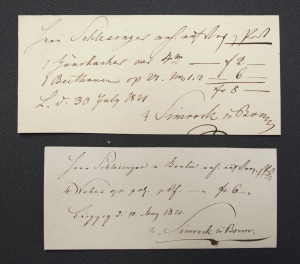 Los 2633 - Schlesinger, Adolph Martin - Geschäftskorrespondenz seiner Musikalienhandlung. 1797-1834 - 1 - thumb