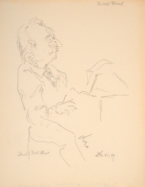 Lot 3073, Auction  126, Dolbin, Benedikt Fred, Portrait von Rudolf Friml