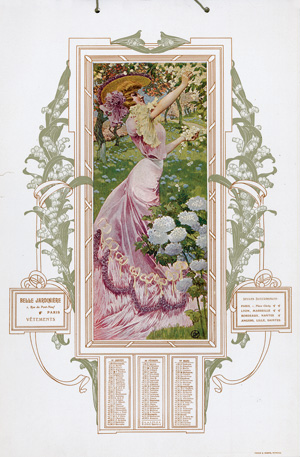 Los 3410 - Calendrier 1905 - Offert par La Belle Jardinière. Paris  - 0 - thumb