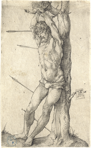 Lot 5080, Auction  126, Dürer, Albrecht, Der hl. Sebastian am Baume