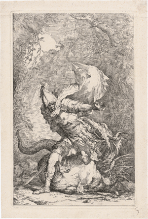 Lot 5216, Auction  126, Rosa, Salvator, Jason und der Drache