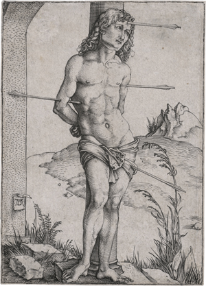 Lot 5537, Auction  126, Dürer, Albrecht, Der hl. Sebastian an der Säule