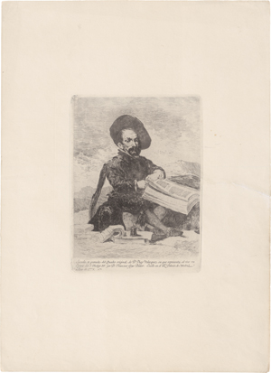 Lot 5561, Auction  126, Goya, Francisco de, Un Enano (El Primo)