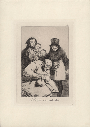 Lot 5564, Auction  126, Goya, Francisco de, Chiton; Porque esconderlos?