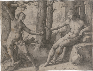 Lot 5606, Auction  126, Leyden, Lucas van, Der Sündenfall