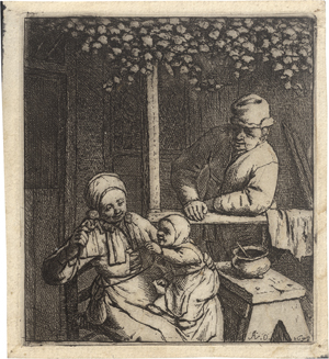 Lot 5637, Auction  126, Ostade, Adriaen van, Die verlangte Puppe