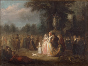 Lot 6040, Auction  126, Lancret, Nicolas - Umkreis, Galante Festgesellschaft im Park