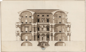 Los 6550 - Deutsch - um 1800. Entwürfe zu Palazzi und Villen im Stil der italienischen Renaissance - 1 - thumb