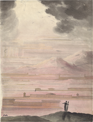 Lot 6643, Auction  126, Martin, John - Umkreis, Vision einer himmlischen Stadt