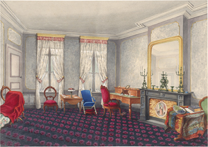 Lot 6695, Auction  126, van Cuyck, Michael, Arbeitszimmer des Arztes Louis Verhaeghe in Ostende