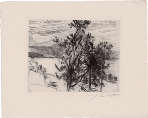 Lot 7037, Auction  126, Corinth, Lovis, Blick auf den Walchensee