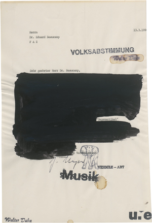 Lot 8086, Auction  126, Dahn, Walter, Volksabstimmung