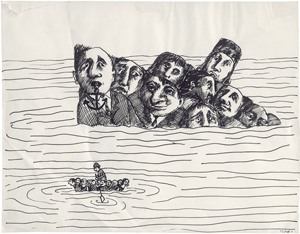 Lot 8278, Auction  126, Topor, Roland, Ohne Titel