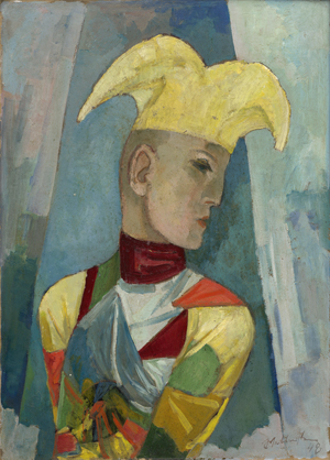 Lot 8300, Auction  126, Wellenstein, Walter, Harlekin mit gelber Mütze