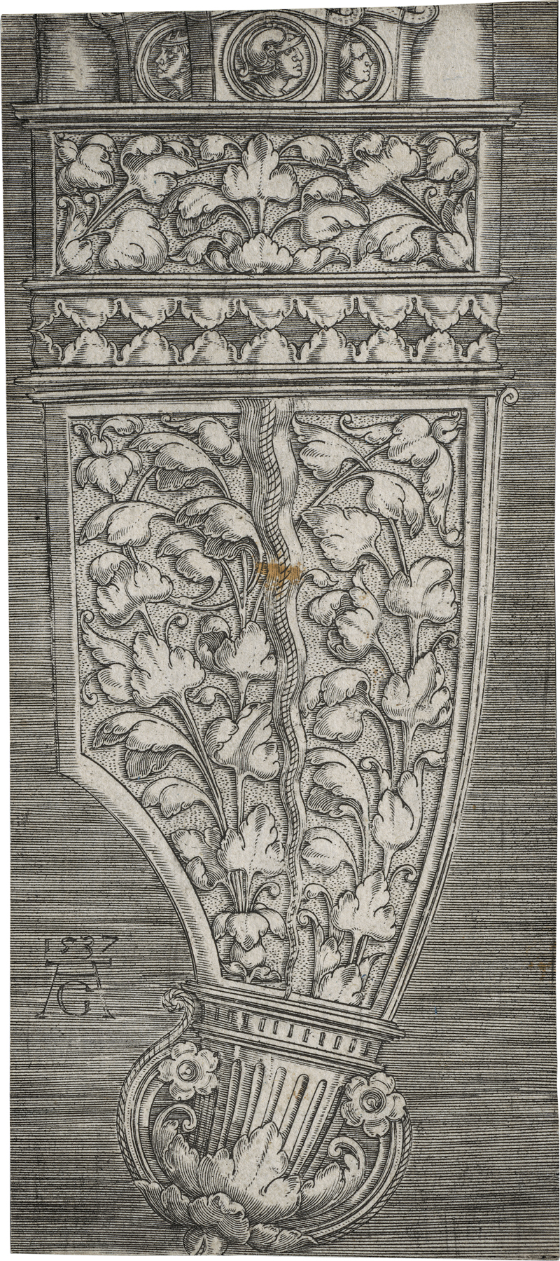 Lot 5004, Auction  126, Aldegrever, Heinrich, Ornament für die Spitze einer Dolchscheide