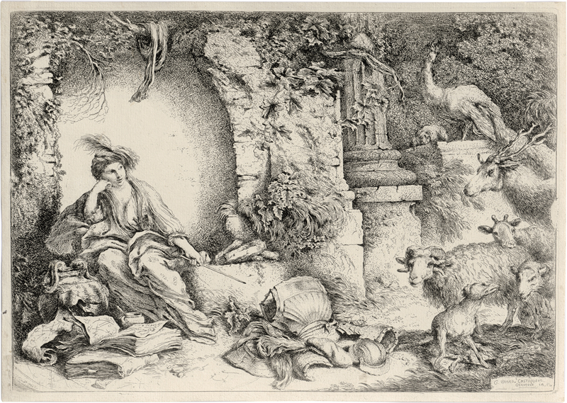 Lot 5055, Auction  126, Castiglione, Giovanni Benedetto, Circe verwandelt die Gefährten des Odysseus in Tiere