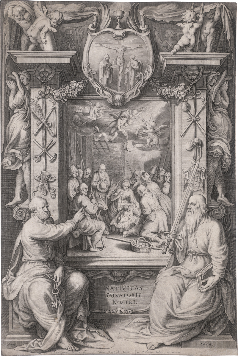 Lot 5170, Auction  126, Matham, Jacob, Die Geburt Christi