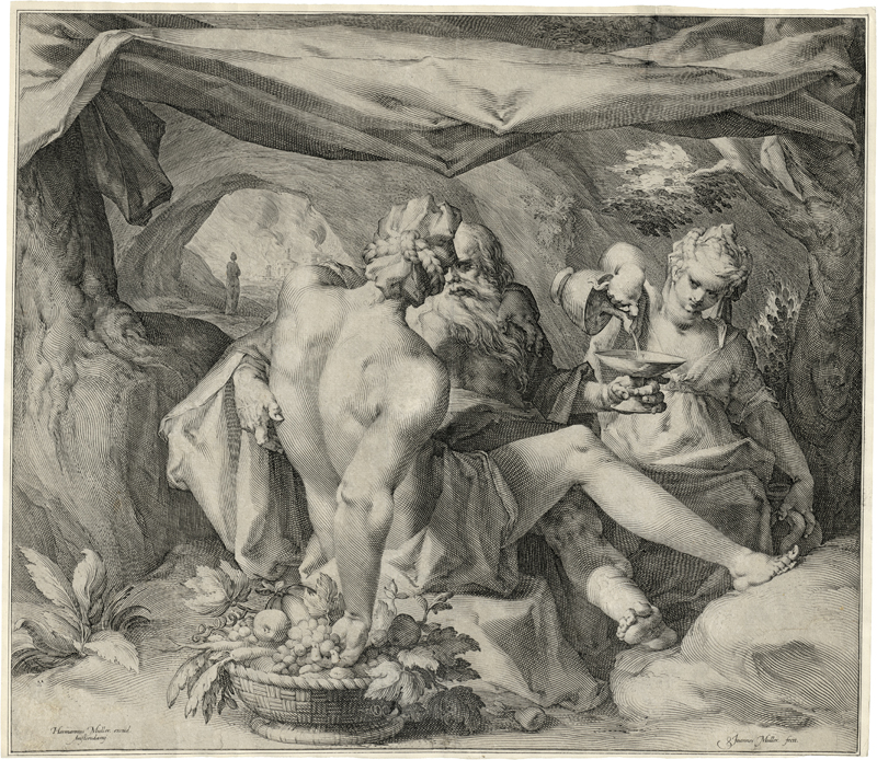 Lot 5176, Auction  126, Muller, Jan Harmensz., Loth und seine Töchter