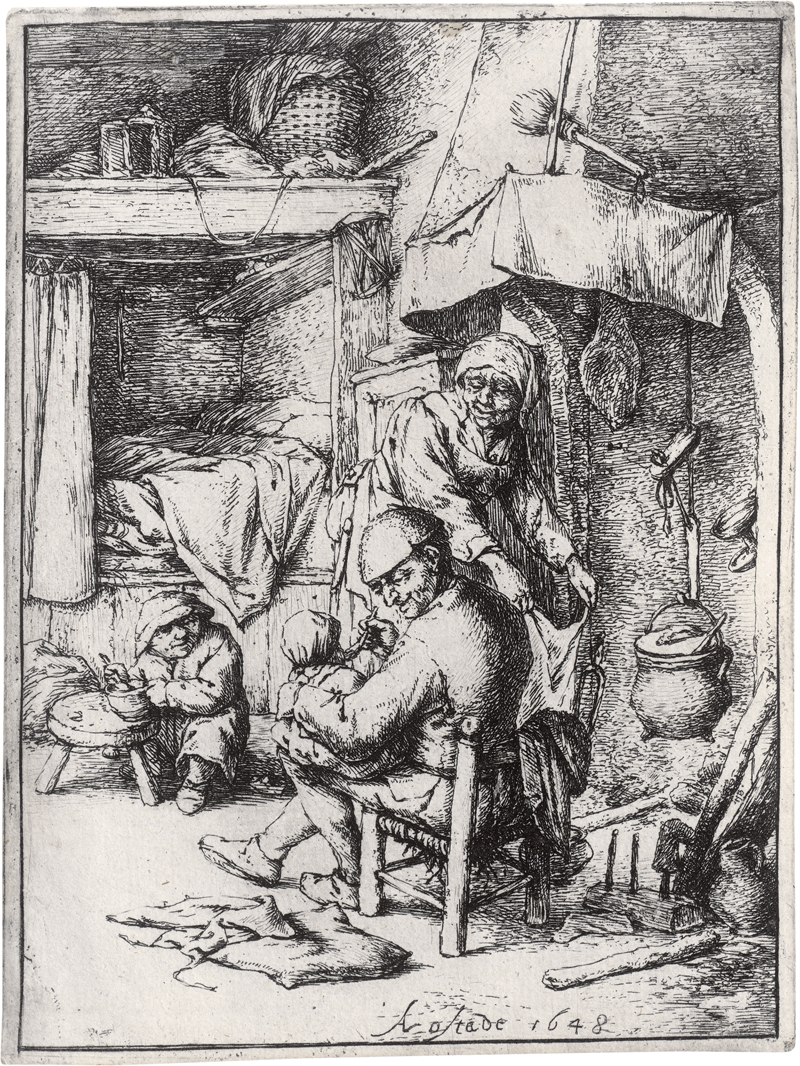 Lot 5183, Auction  126, Ostade, Adriaen van, Der Familienvater