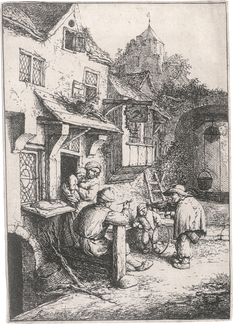 Lot 5184, Auction 126, Ostade, Adriaen van, Der bucklige Geiger