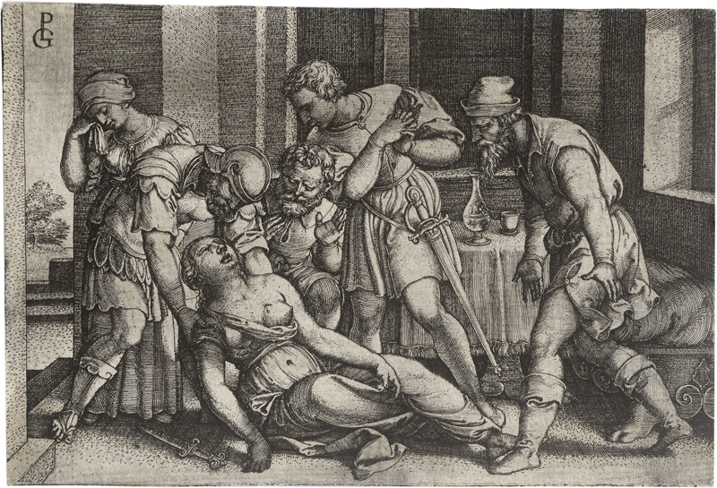 Lot 5188, Auction 126, Pencz, Georg, Vier Szenen aus der frühen römischen Geschichte