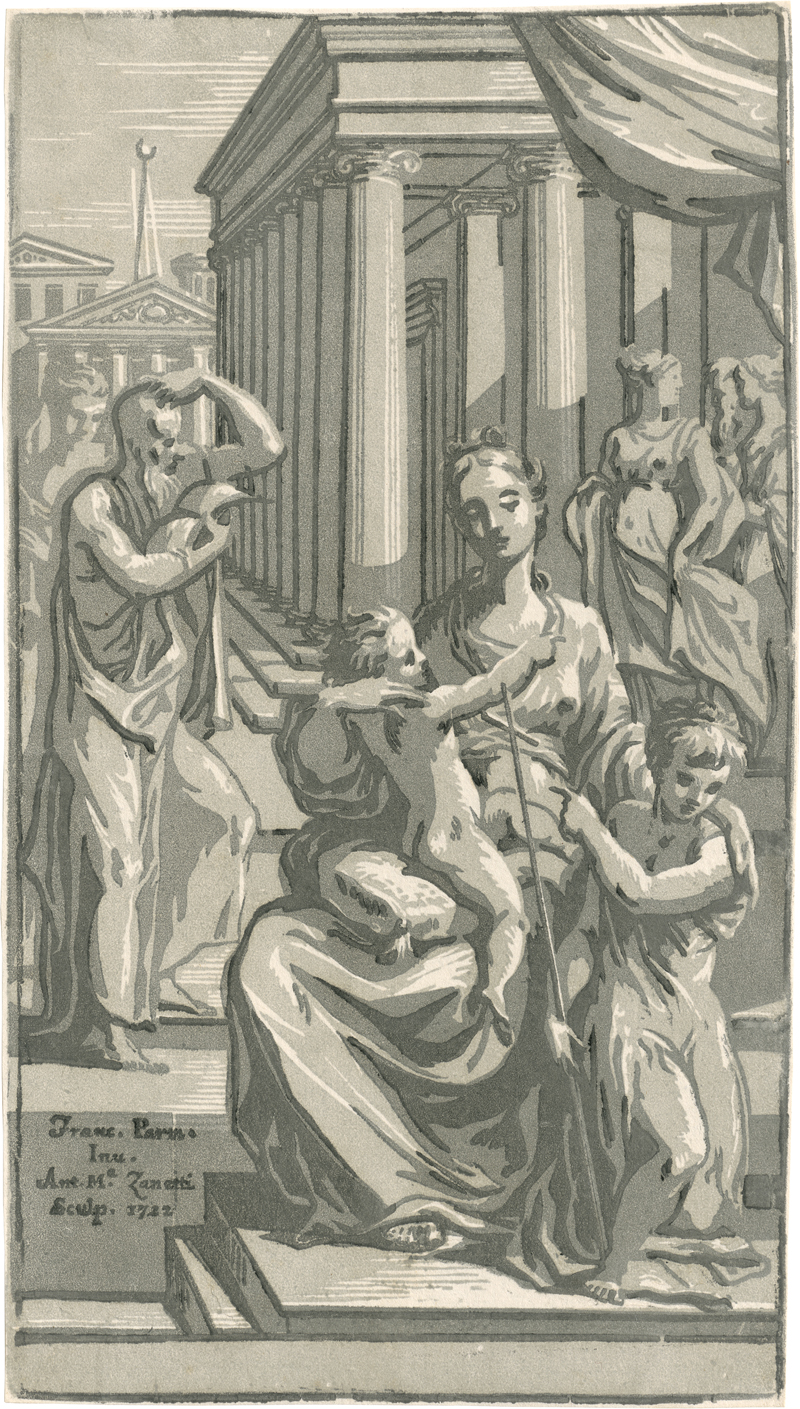 Lot 5345, Auction  126, Zanetti, Anton Maria, Die Madonna mit dem Kind und dem Johannesknaben