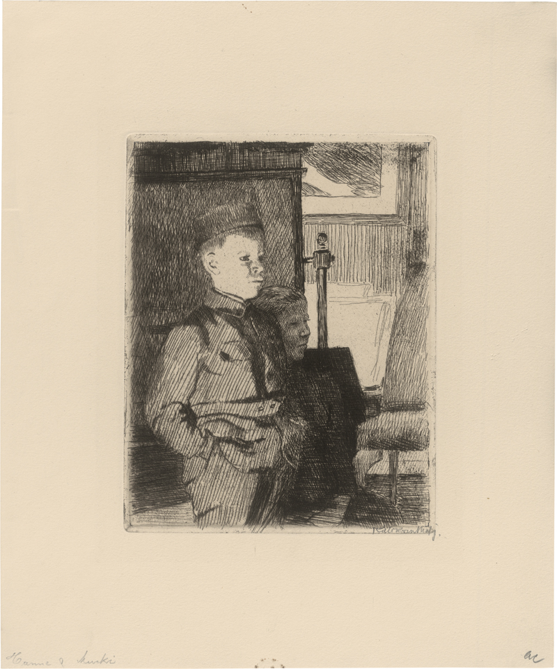 Lot 5385, Auction  126, Kalckreuth, Leopold Graf von, Geschwister (Hanne und Mucki)