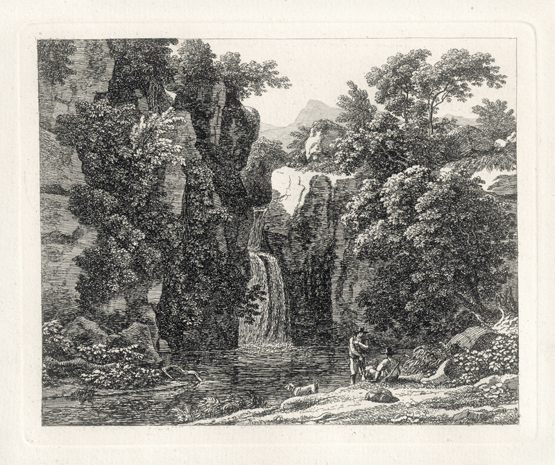 Lot 5407, Auction 126, Reinhart, Johann Christian, Vier Blatt Kleine Landschaften