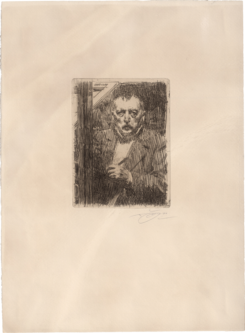 Lot 5415, Auction  126, Zorn, Anders, Selbstbildnis 1911