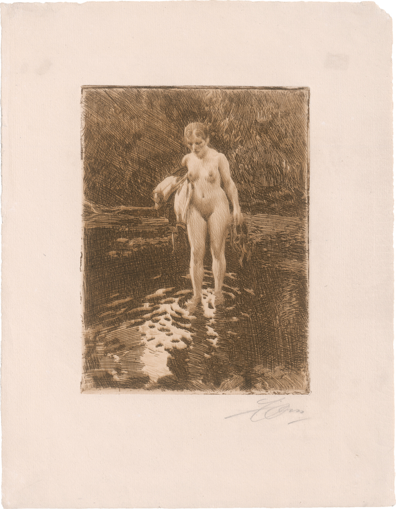 Lot 5417, Auction  126, Zorn, Anders, Die Furt