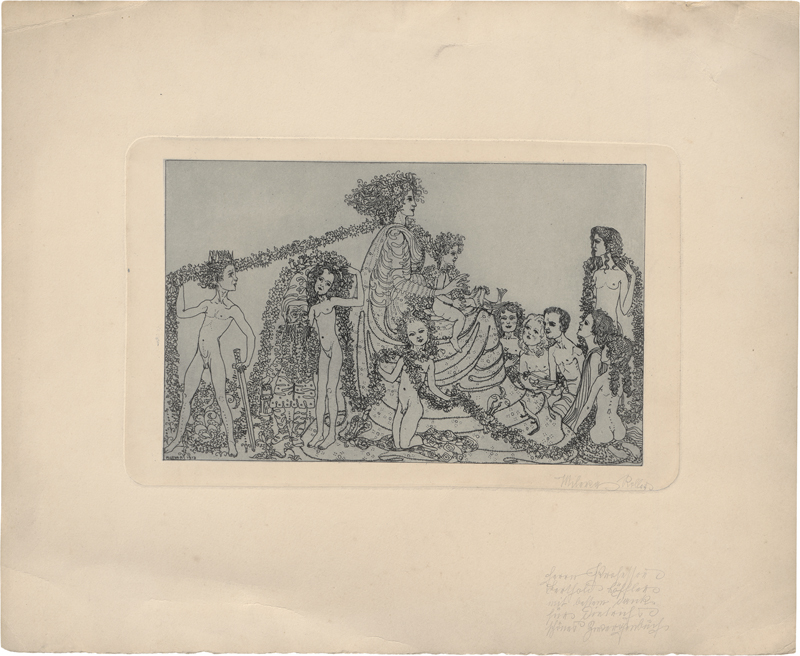 Lot 5456a, Auction  126, Roller, Mileva Antonia, Allegorie des Frühlings
