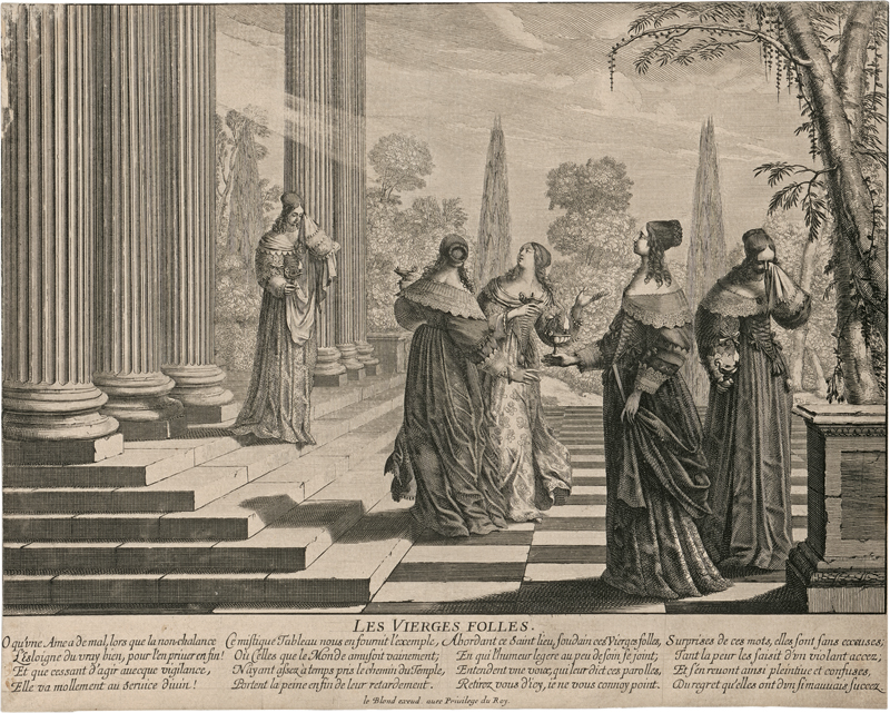 Lot 5509, Auction  126, Bosse, Abraham, Les vierges sages et les vierges folles