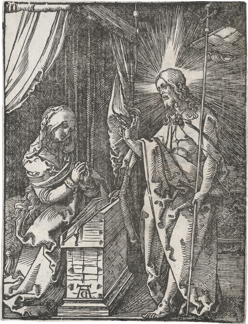 Lot 5542, Auction  126, Dürer, Albrecht, Christus erscheint seiner Mutter; Christus in der Vorhölle