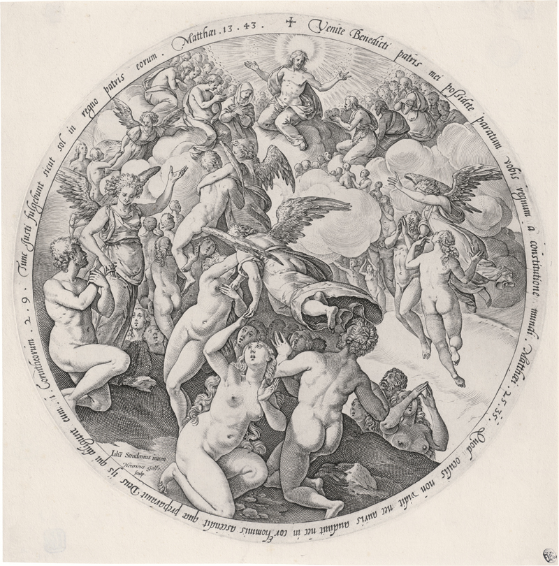 Lot 5558, Auction  126, Goltzius, Hendrik, Das Jüngste Gericht