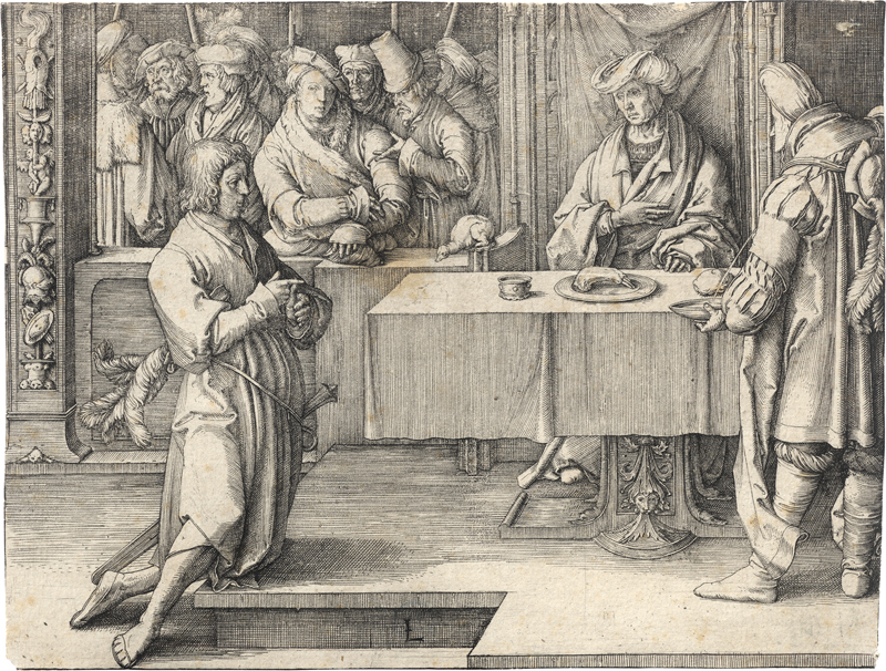 Lot 5607, Auction  126, Leyden, Lucas van, Joseph deutet Pharaos Träume