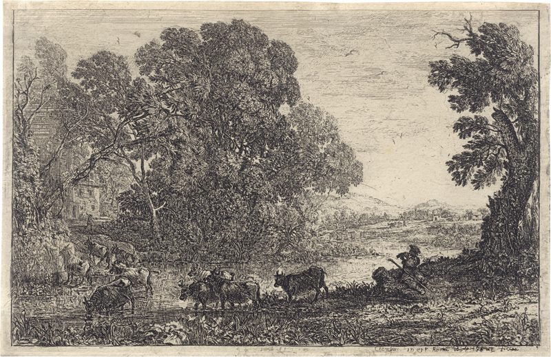 Lot 5620, Auction  126, Lorrain, Claude, Le Bouvier 