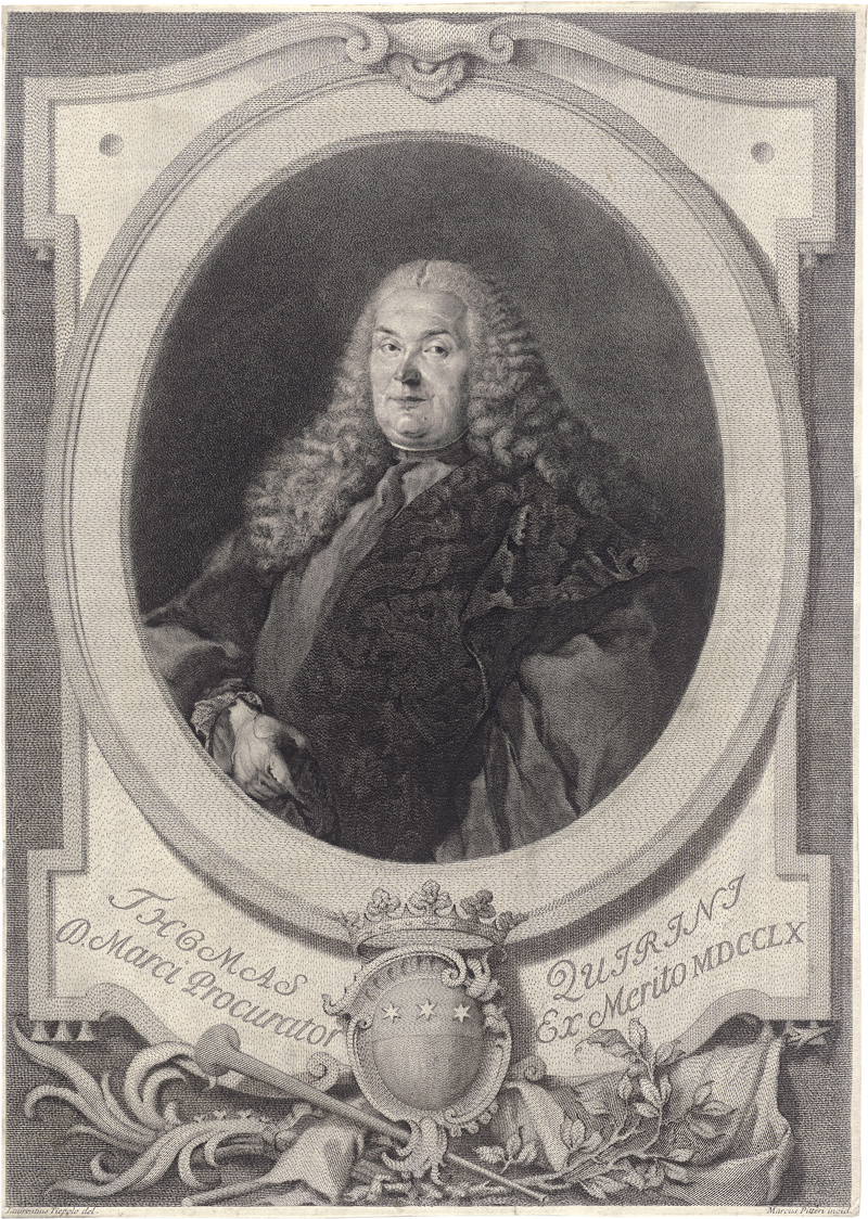 Lot 5659, Auction 126, Pitteri, Marco Alvise, Bildnis Thomas Quirinis