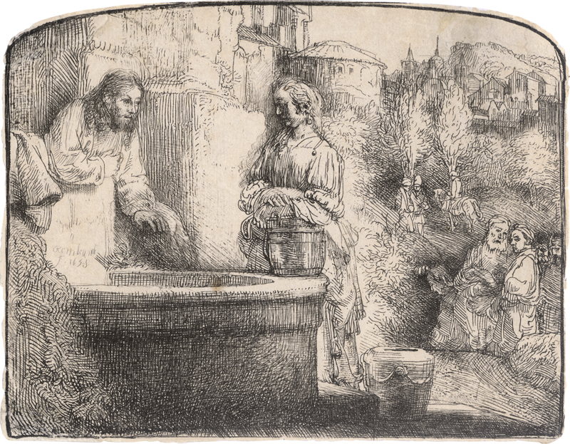 Lot 5667, Auction  126, Rembrandt Harmensz. van Rijn, Christus und die Samariterin
