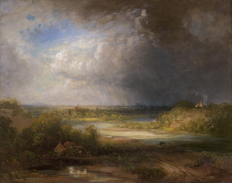 Lot 6120, Auction 126, Schleich d. Ä., Eduard, Blick auf München bei aufziehendem Gewitter