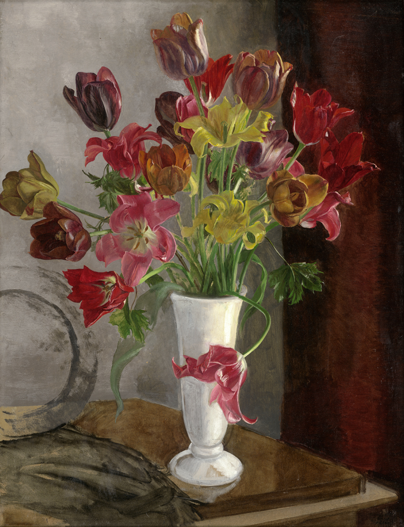 Lot 6225, Auction 126, Frank, Hans, Interieur mit Tulpenbouquet